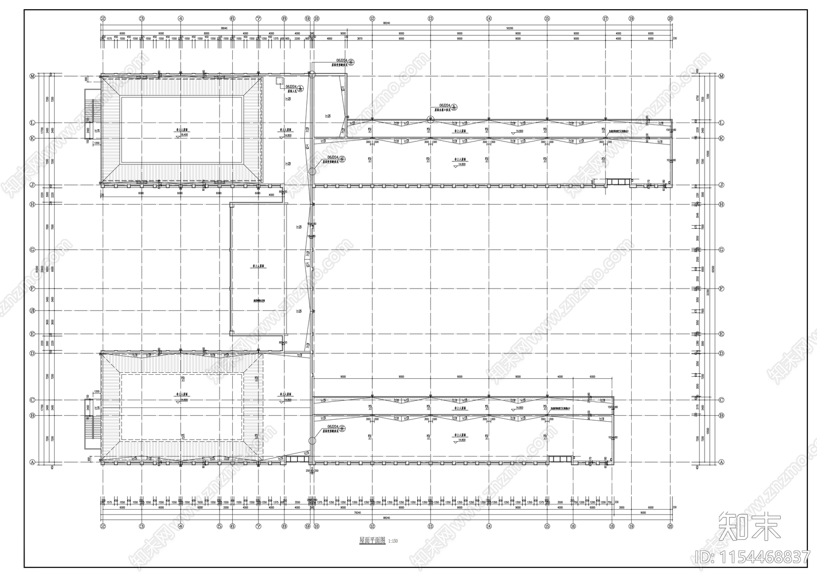 小学四层欧式教学楼cad施工图下载【ID:1154468837】