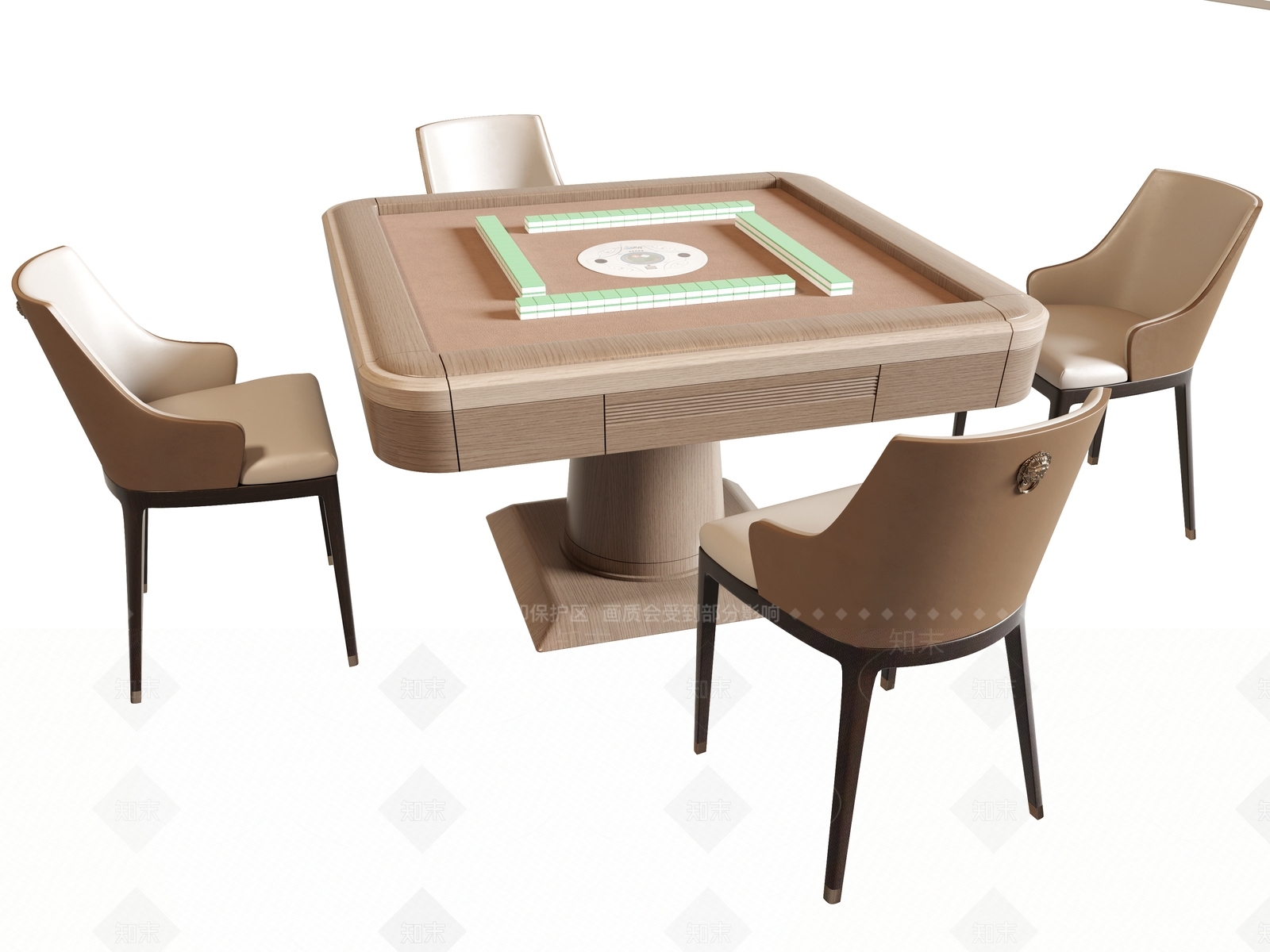 棋牌室SU模型下载【ID:1154469743】