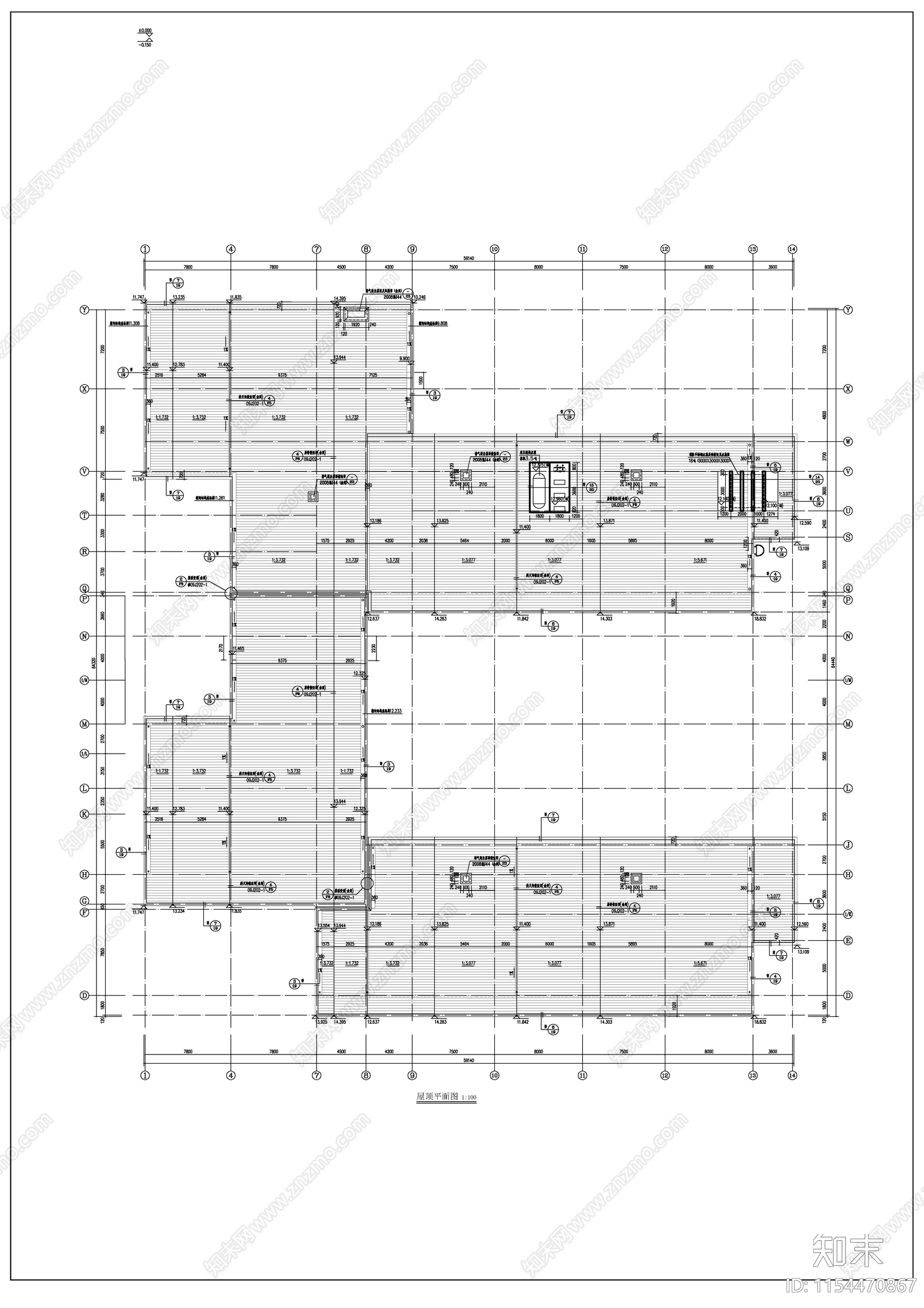 12班3层现代风格学前幼儿园建施图施工图下载【ID:1154470867】