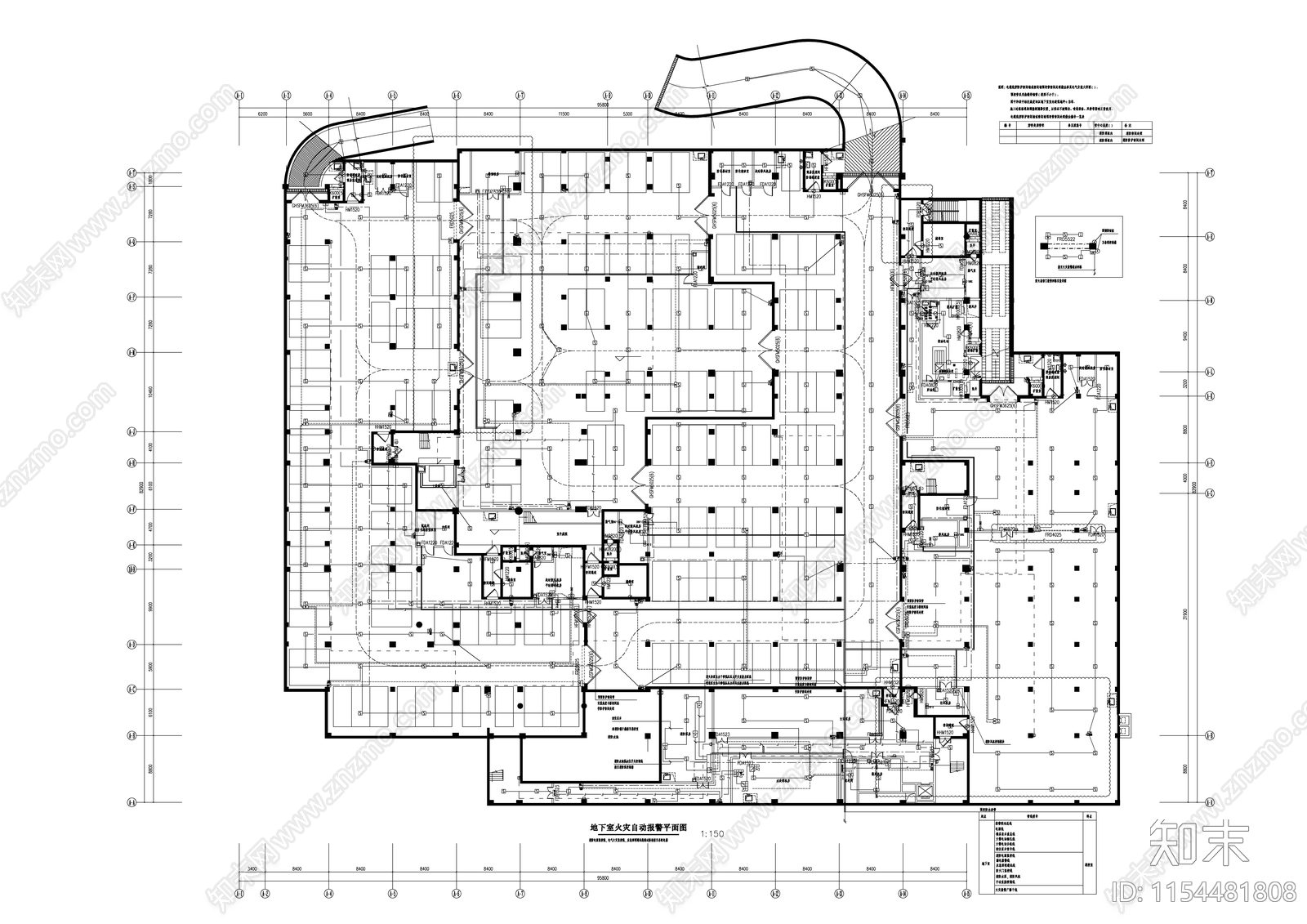 中田科技城校区新建项目cad施工图下载【ID:1154481808】