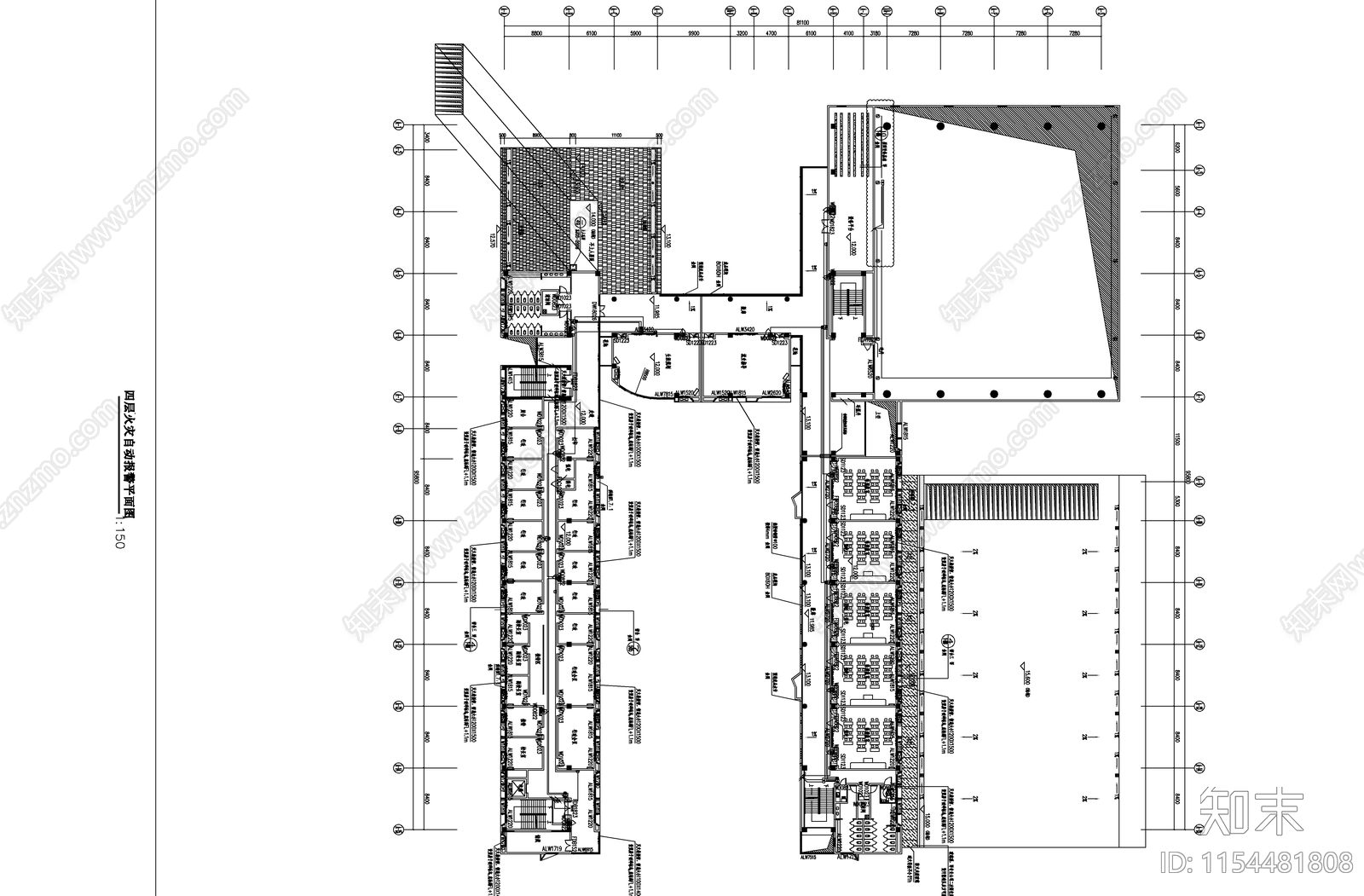 中田科技城校区新建项目cad施工图下载【ID:1154481808】