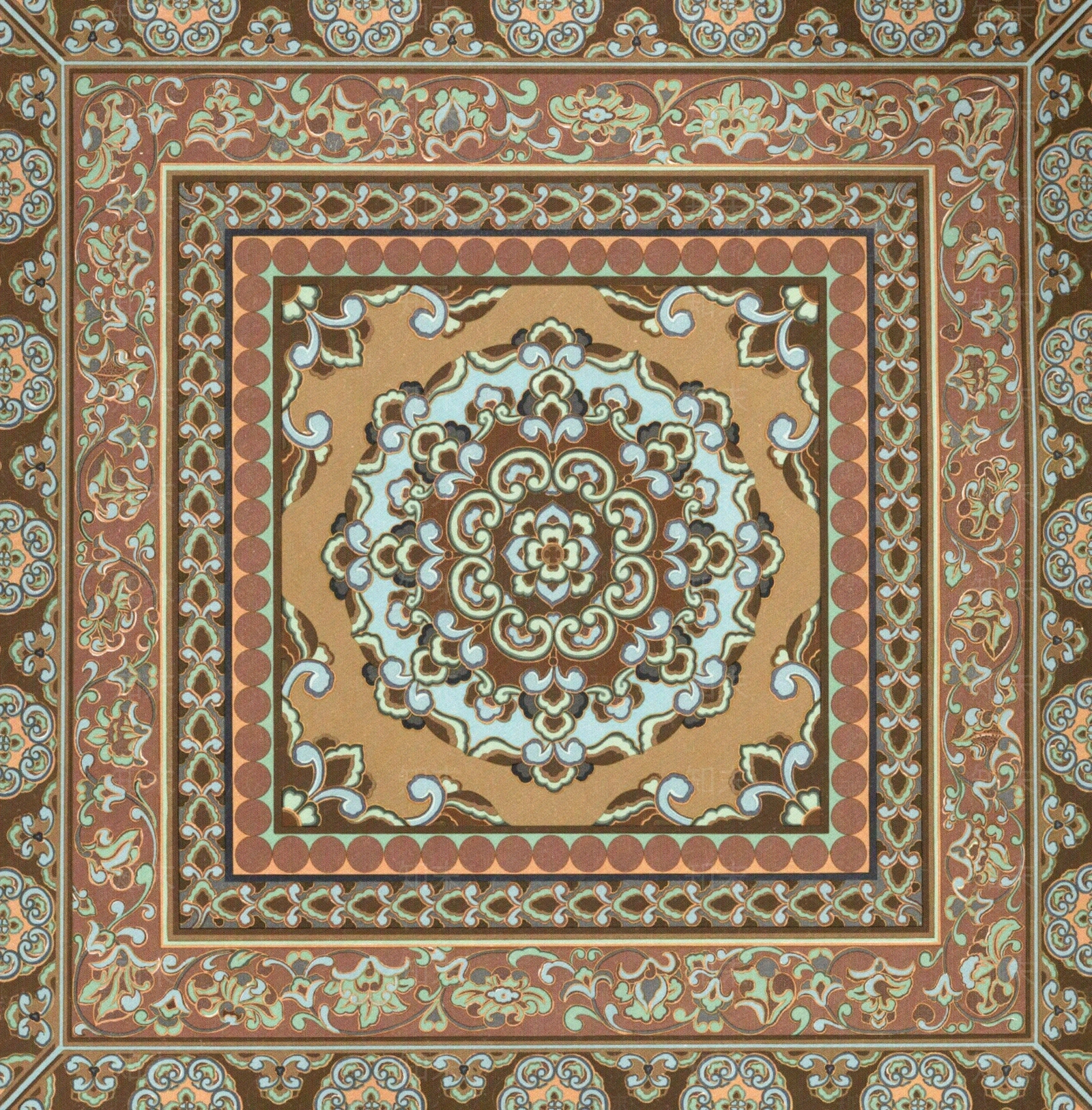 敦煌彩绘纹样壁画贴图下载【ID:1154502252】