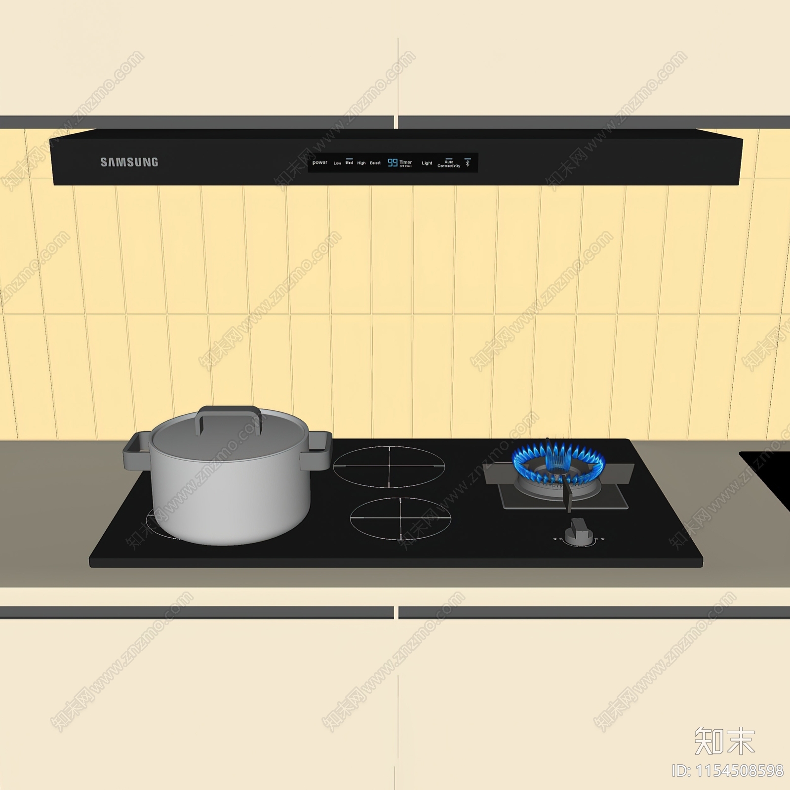灶台SU模型下载【ID:1154508598】