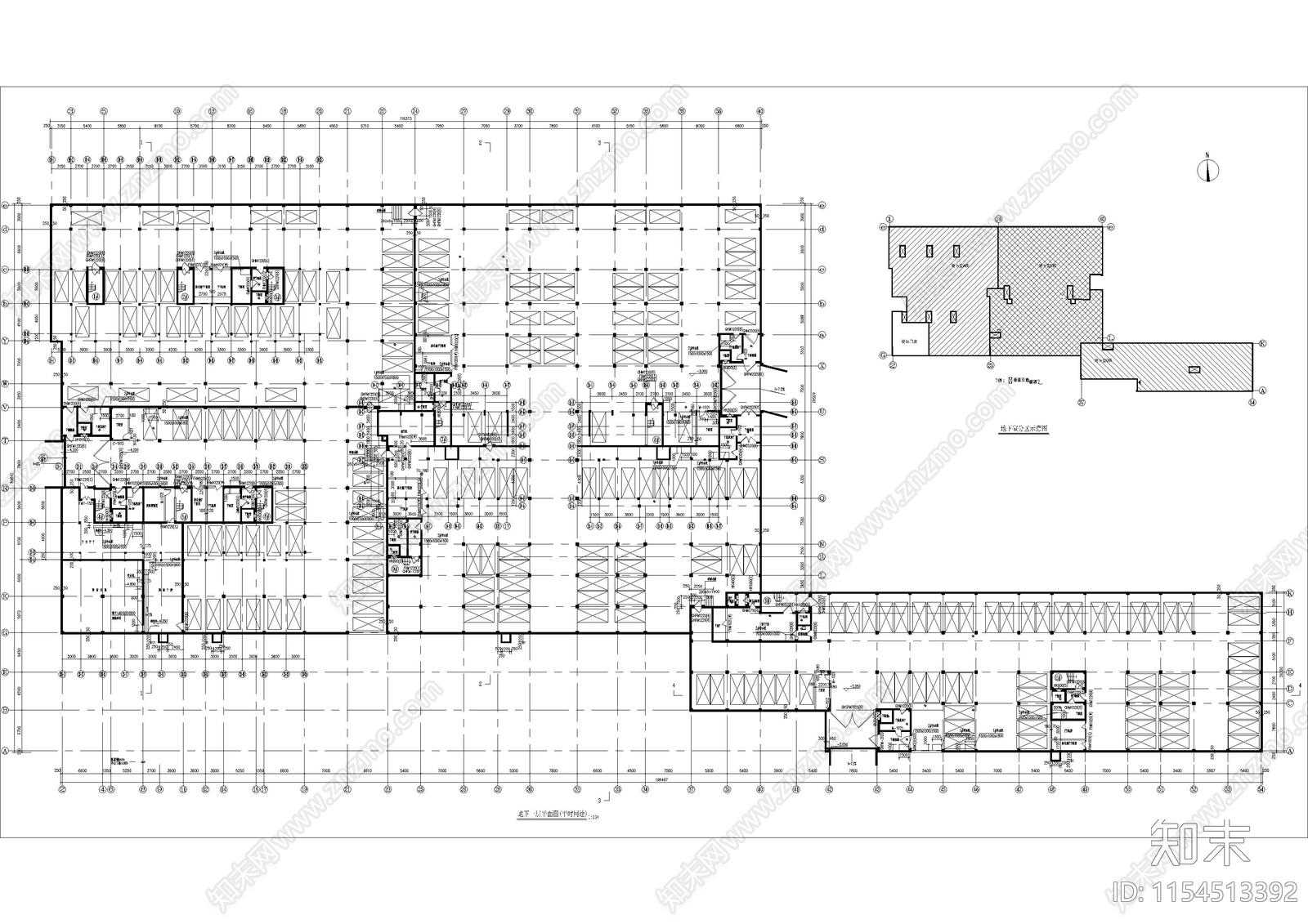 9945平米框架住宅式宾馆建筑施工图下载【ID:1154513392】