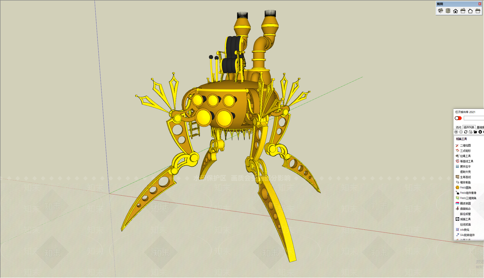 现代玩具机器SU模型下载【ID:1154521718】