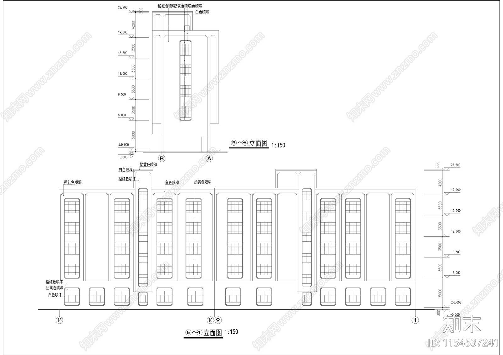 长60米cad施工图下载【ID:1154537241】