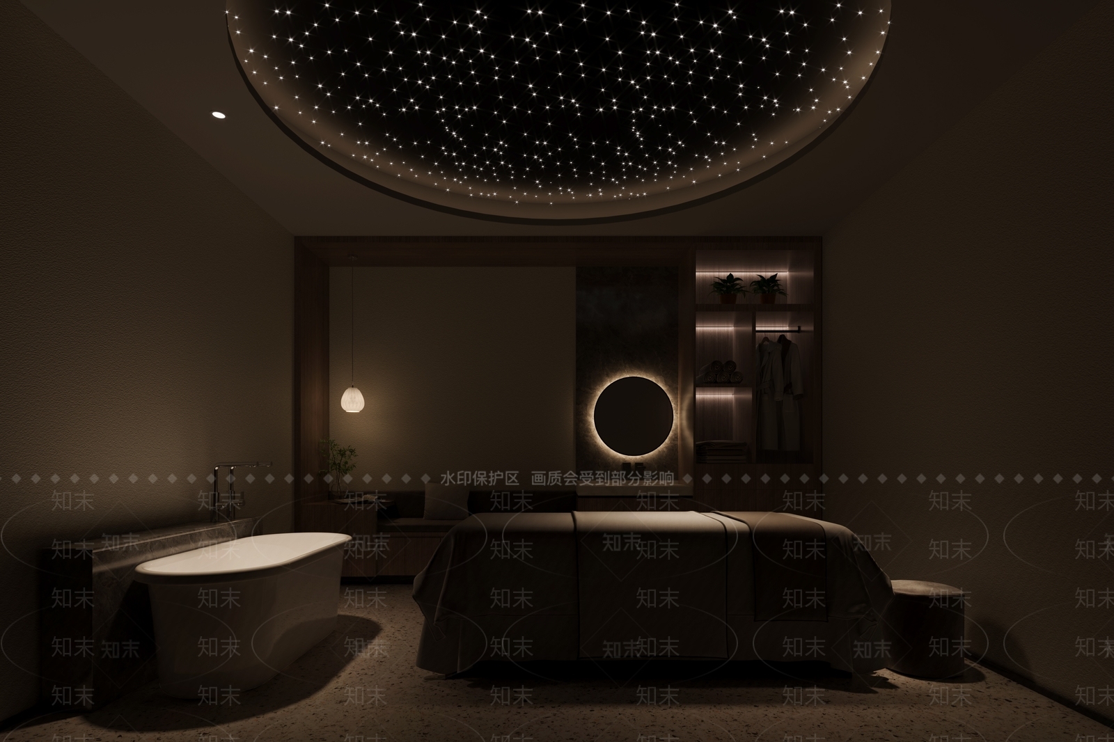 现代美容院包间3D模型下载【ID:1154546141】