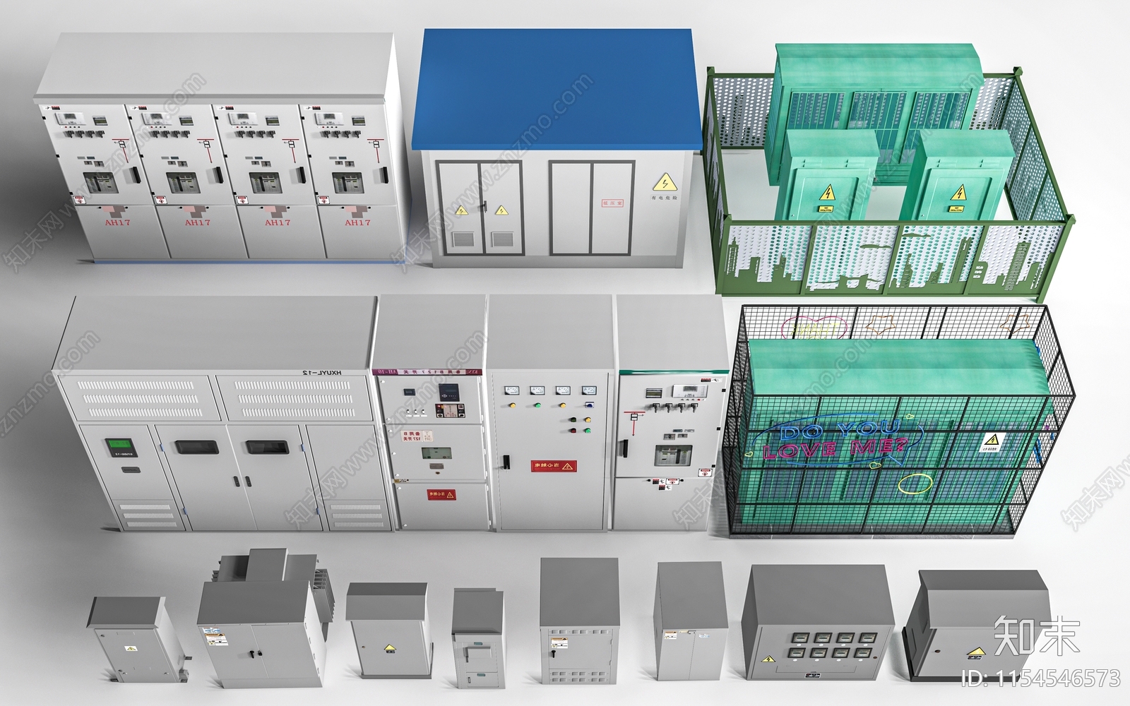 配电箱3D模型下载【ID:1154546573】