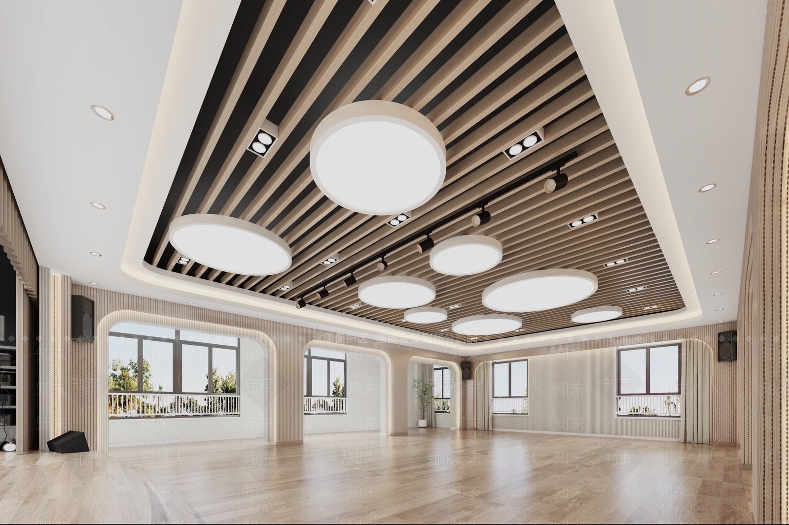 现代幼儿园大厅3D模型下载【ID:1154546730】