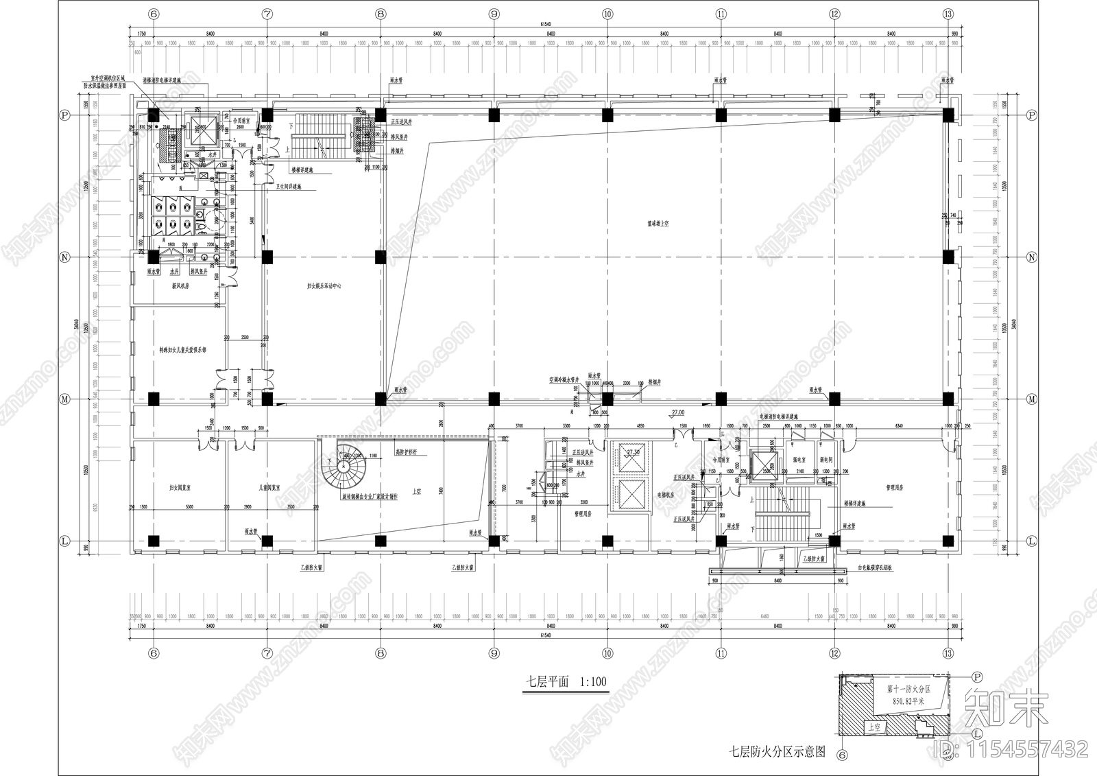 游泳馆及全民健身中心建筑cad施工图下载【ID:1154557432】