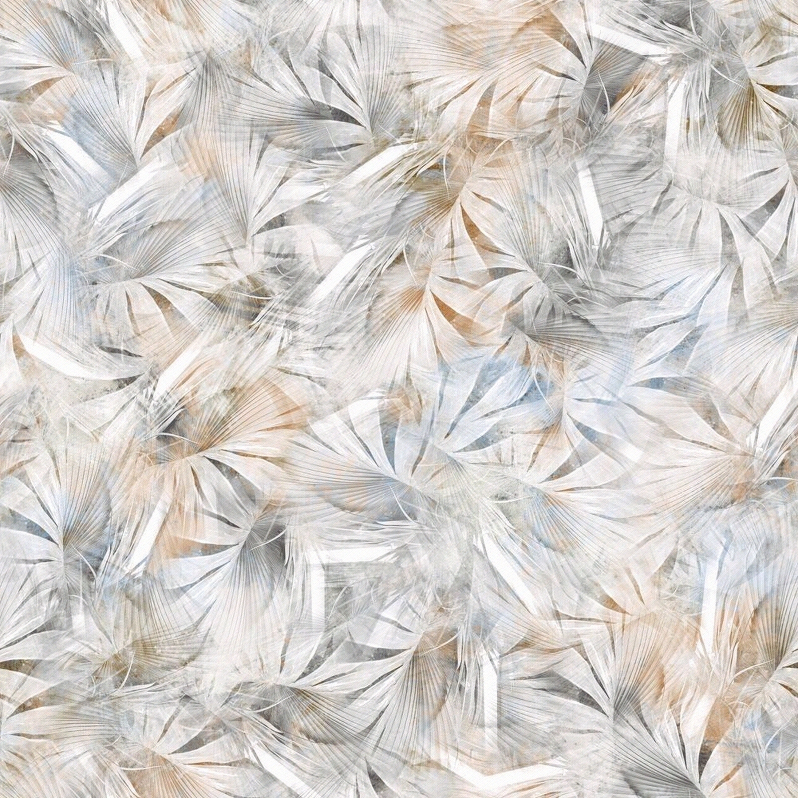 新中式印象水彩花卉布纹壁纸贴图下载【ID:1154576650】