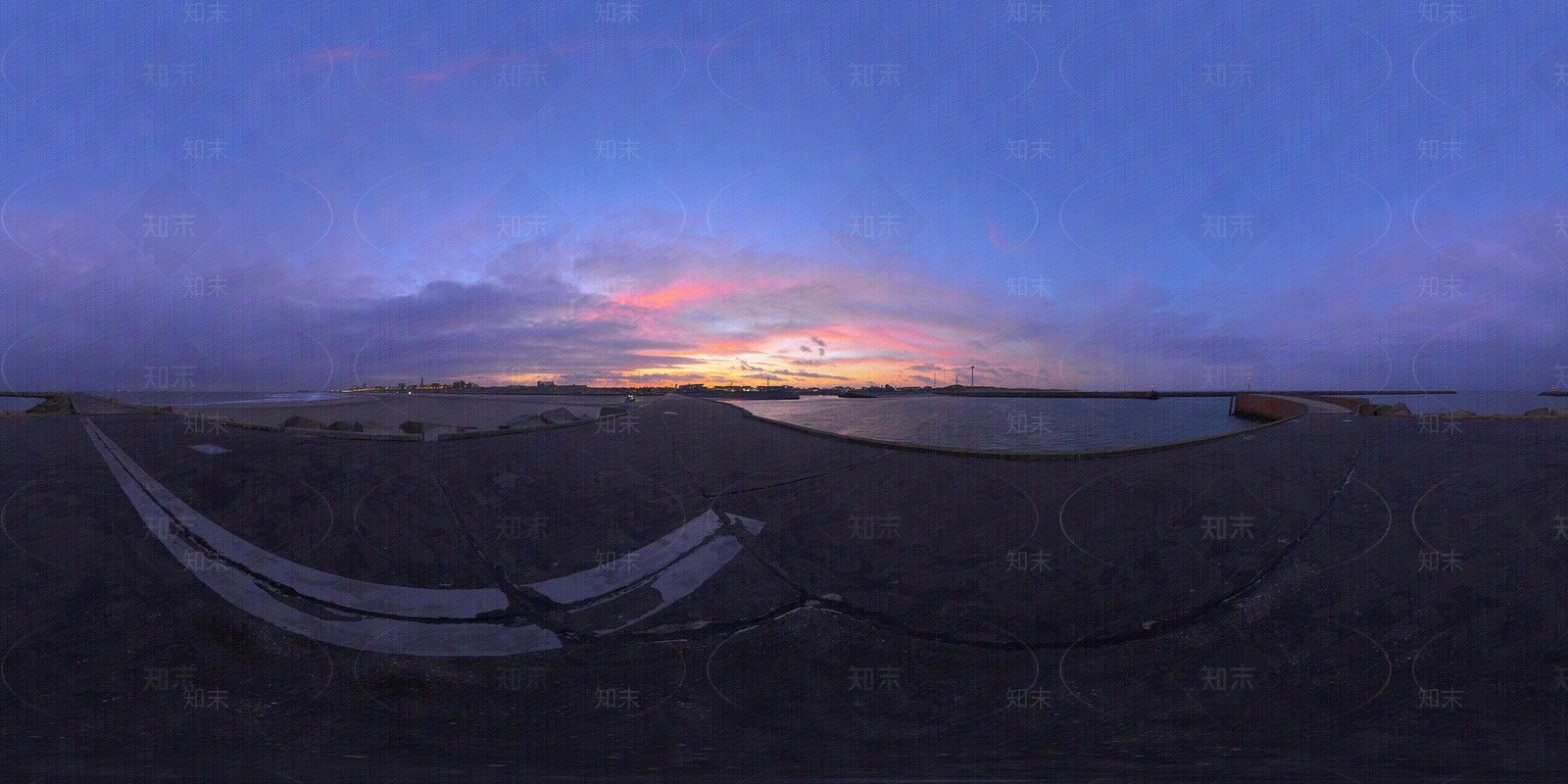 hdr夜晚黄昏草地天空贴图下载【ID:1154578548】