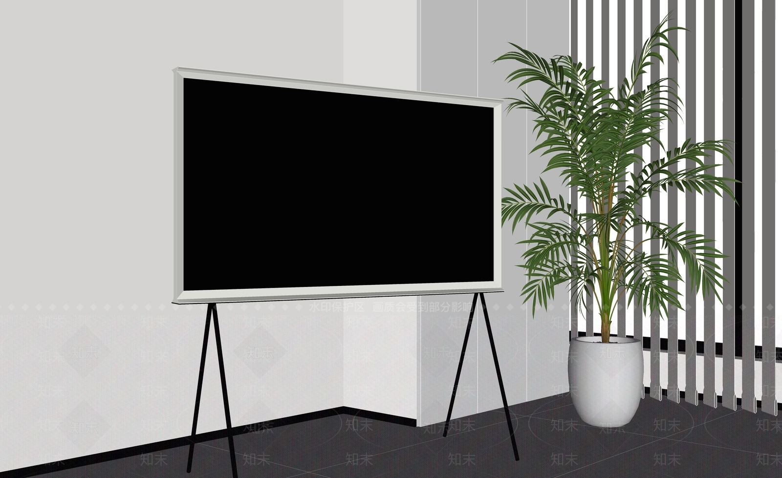 电视SU模型下载【ID:1154579519】