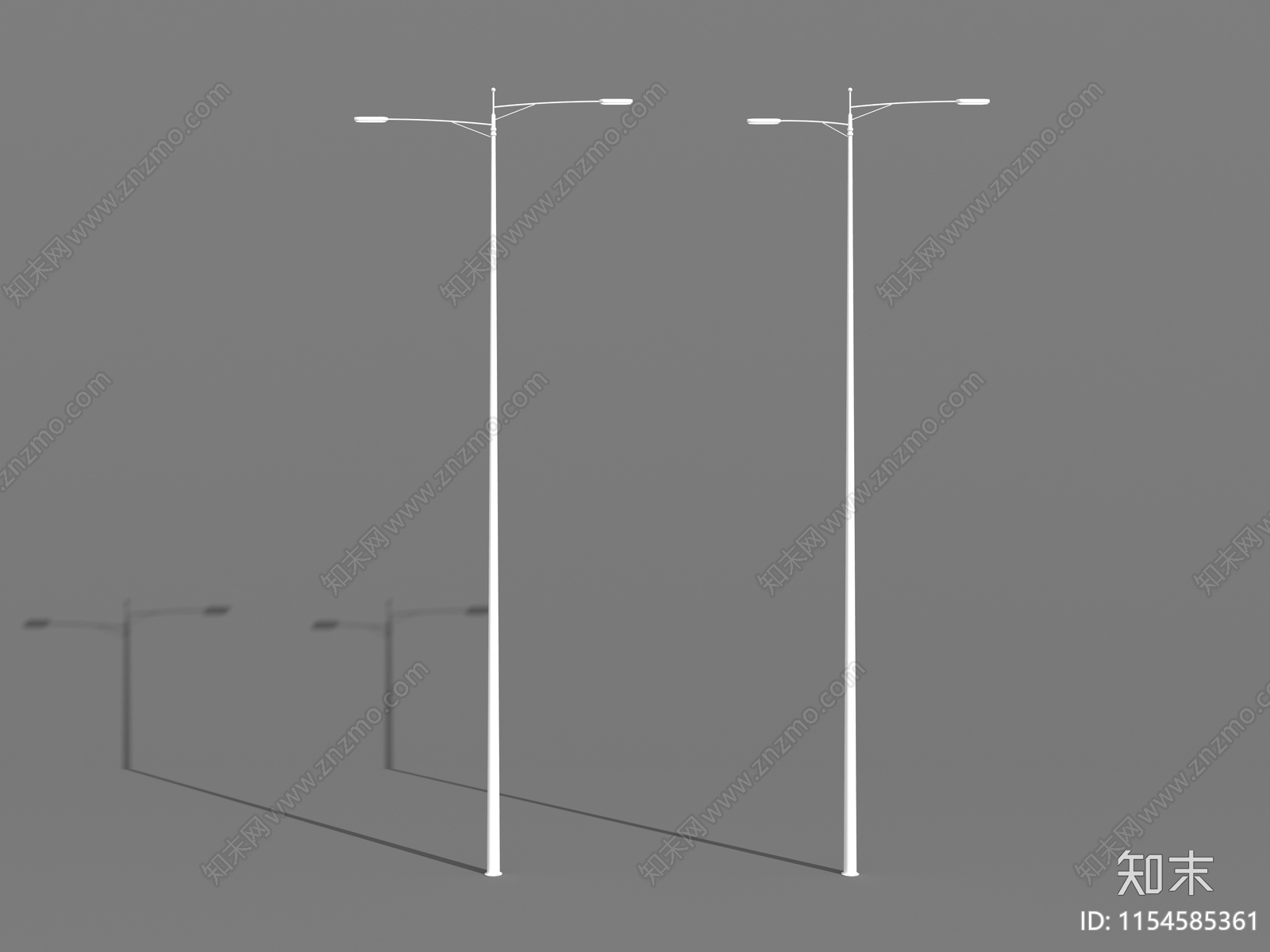 现代户外路灯3D模型下载【ID:1154585361】