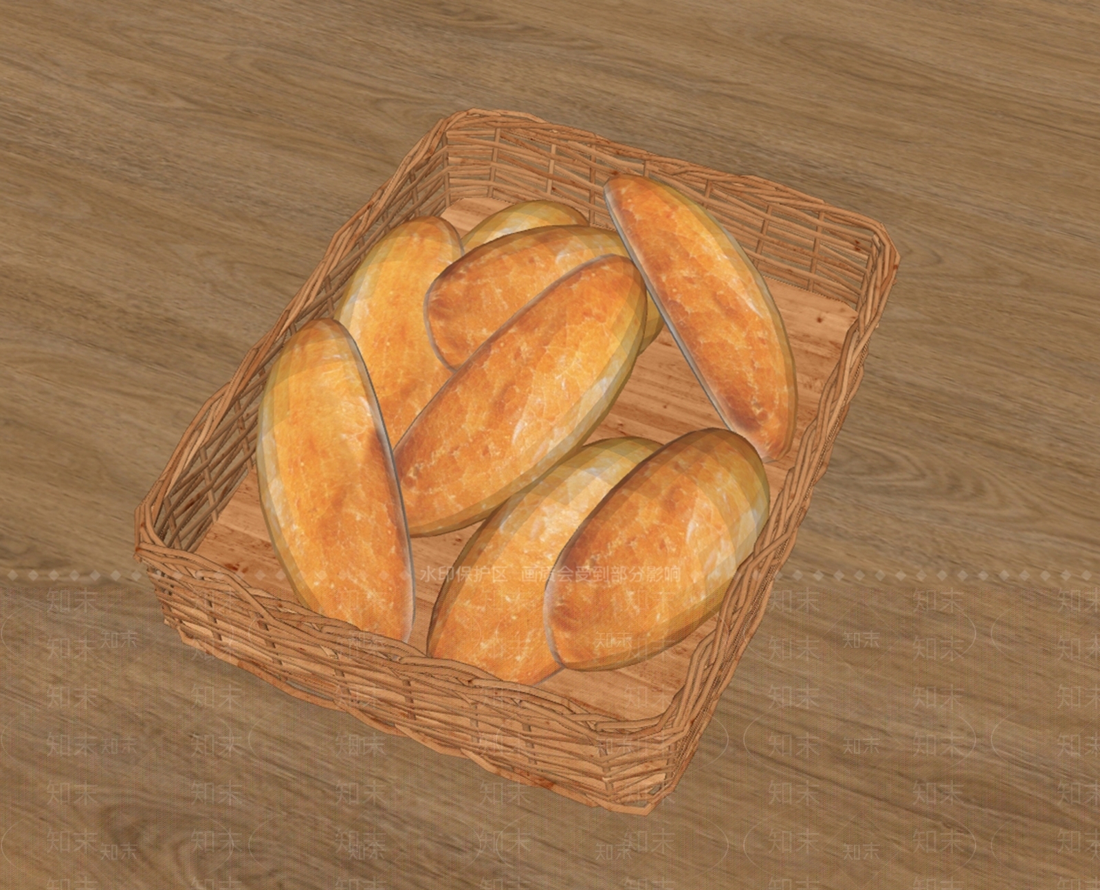 面包SU模型下载【ID:1154589243】