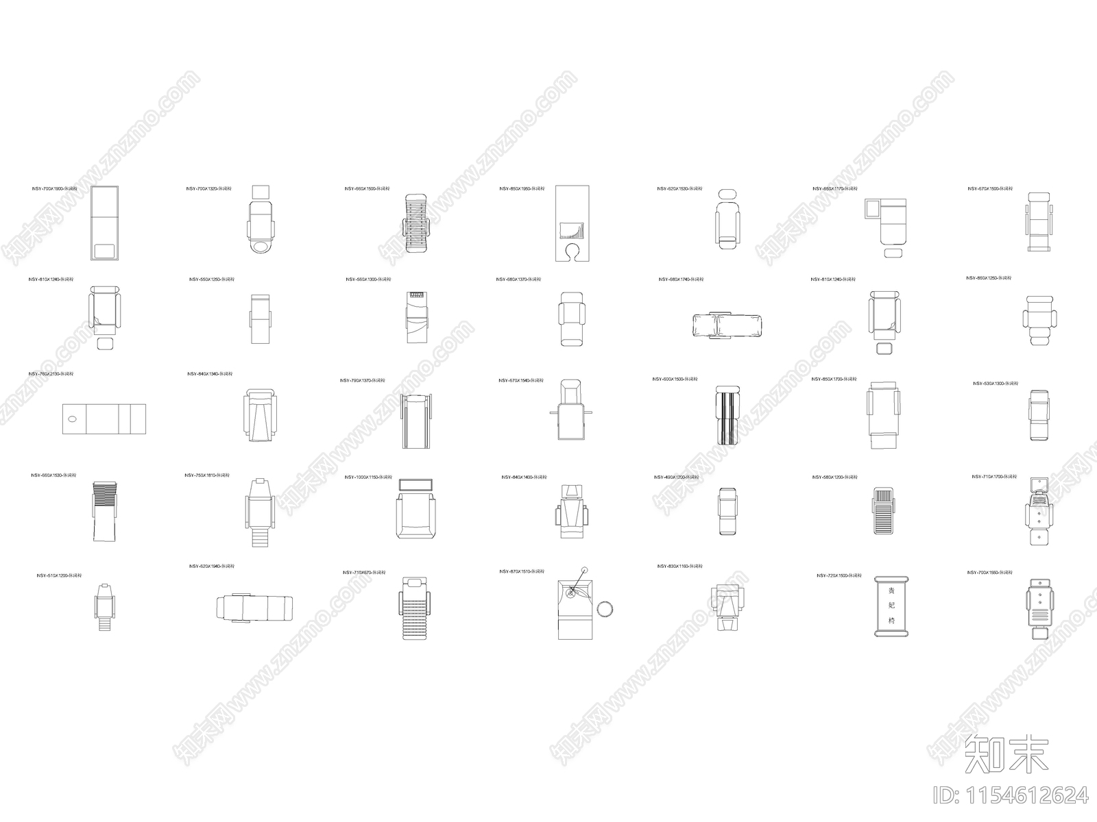 现代室内外桌椅组合施工图下载【ID:1154612624】