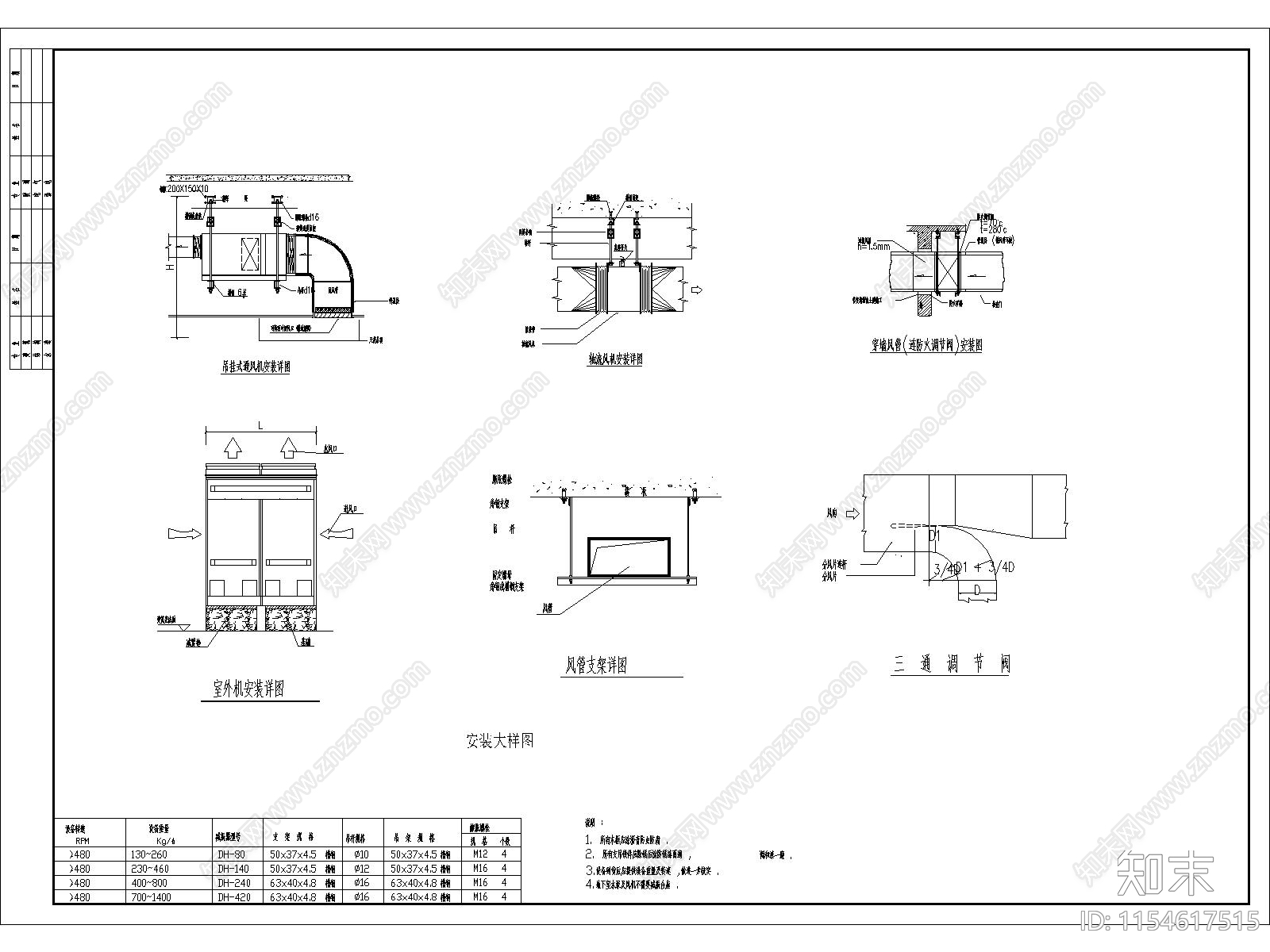 大学食堂暖通cad施工图下载【ID:1154617515】