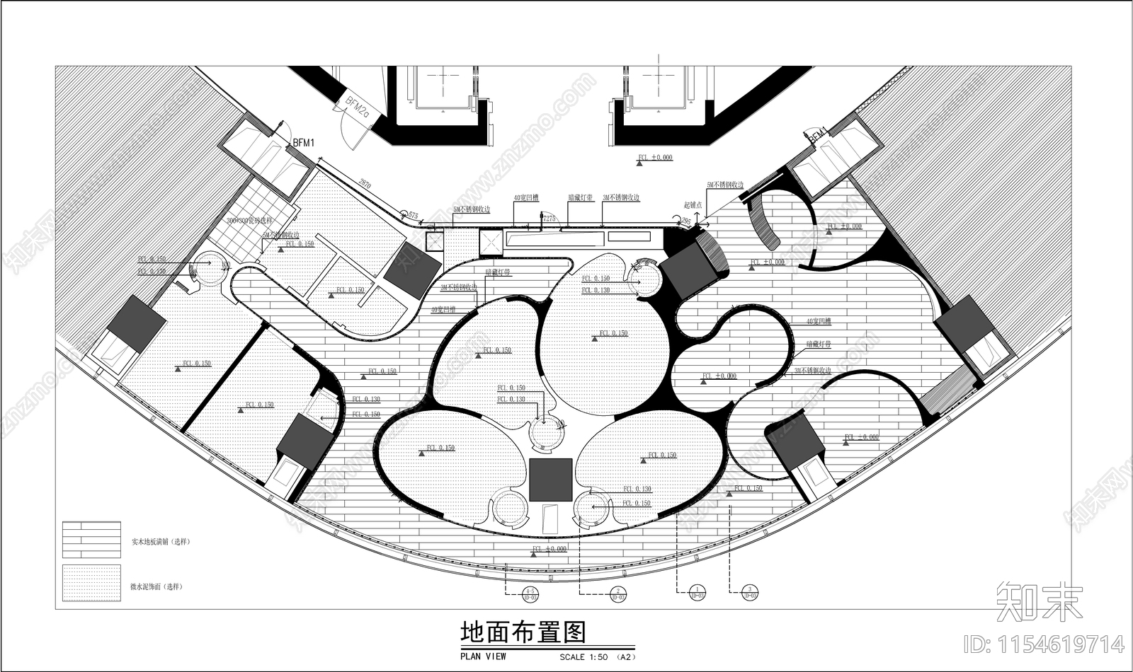上海美肌美容院室内cad施工图下载【ID:1154619714】