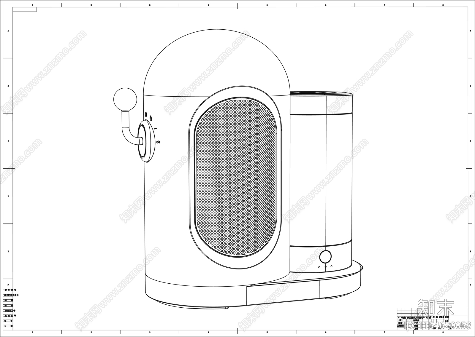 取暖器制作图cad施工图下载【ID:1154620058】