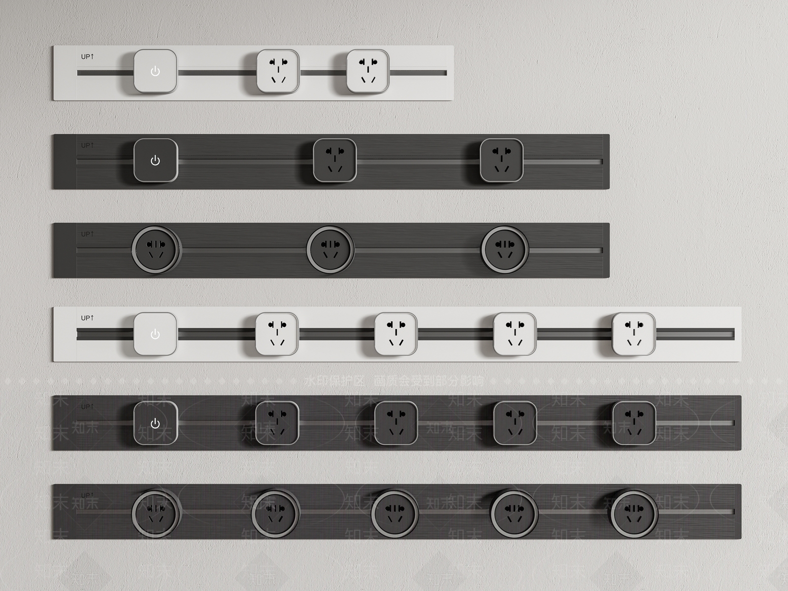 现代移动轨道插座3D模型下载【ID:1154624449】