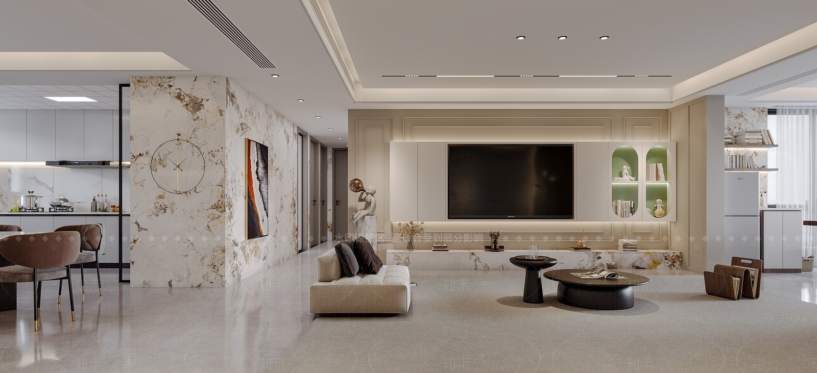 现代茶室3D模型下载【ID:1214559658】