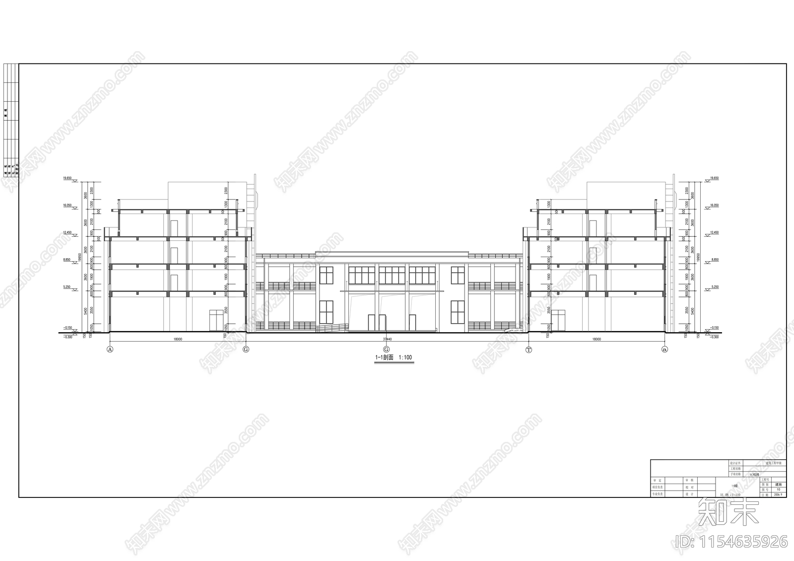 电视大学cad施工图下载【ID:1154635926】