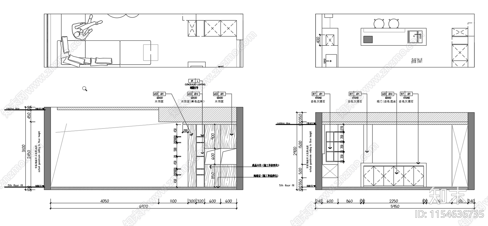 融创越州府室内施工图下载【ID:1154636735】