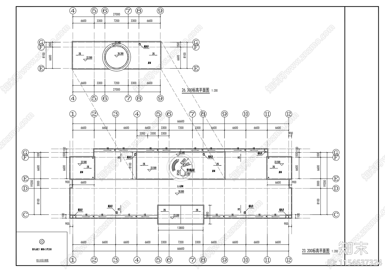 实验楼建筑cad施工图下载【ID:1154637324】