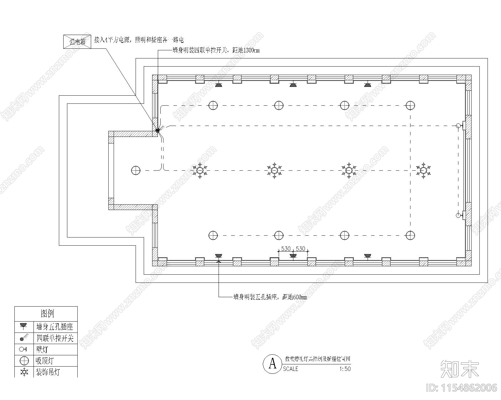 婚礼教堂建筑施工图下载【ID:1154862006】