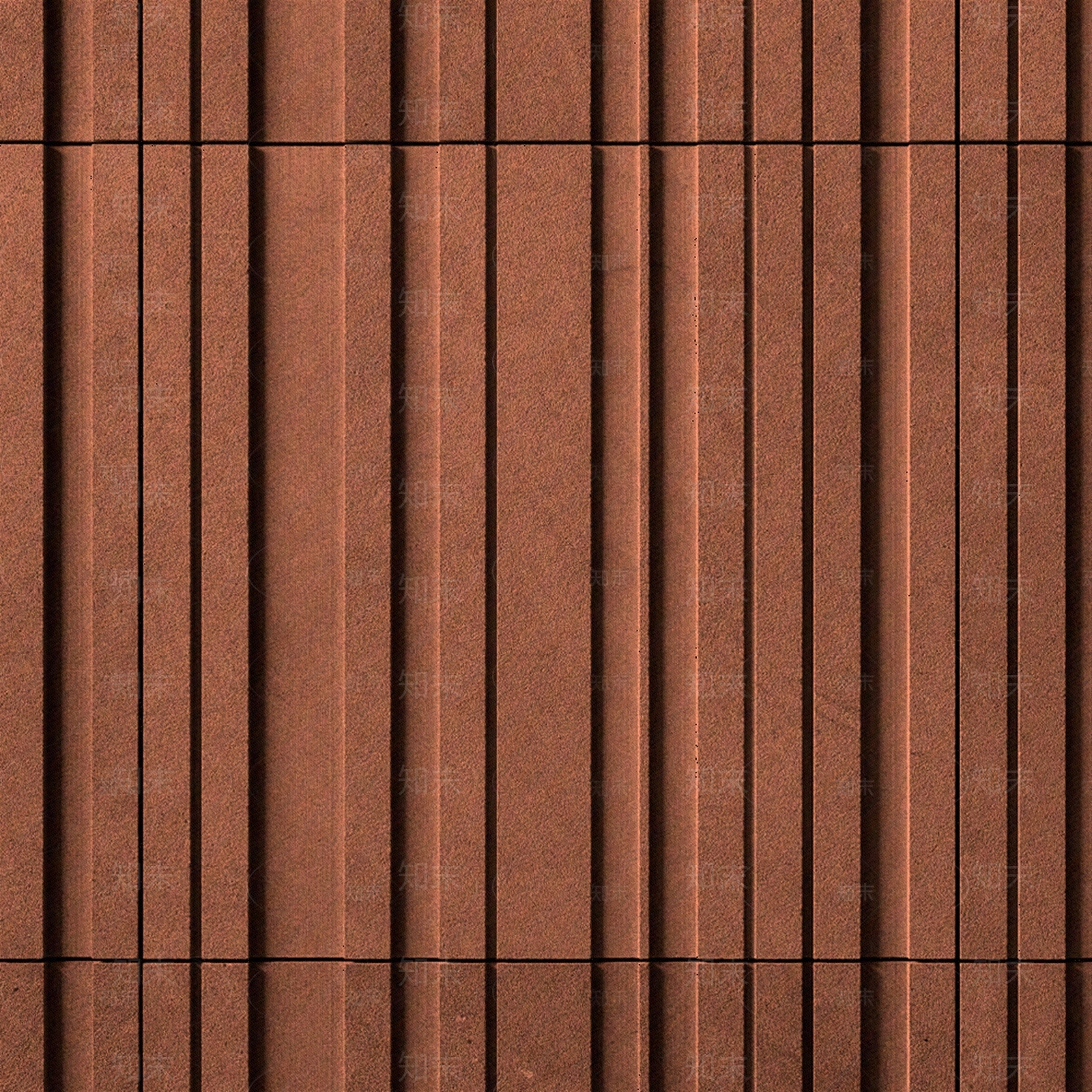 砖红色石材格栅墙面贴图下载【ID:1154658554】