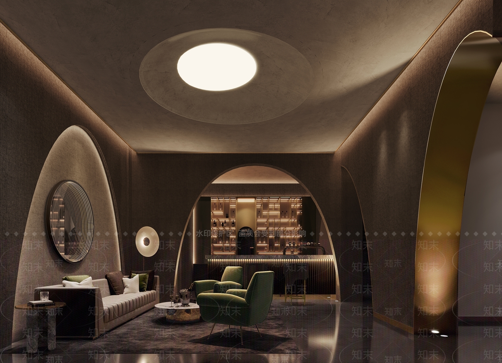 现代酒吧3D模型下载【ID:1154662734】