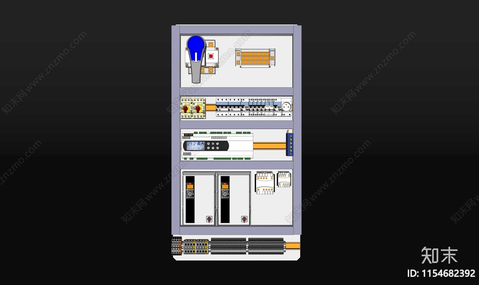 配电箱SU模型下载【ID:1154682392】