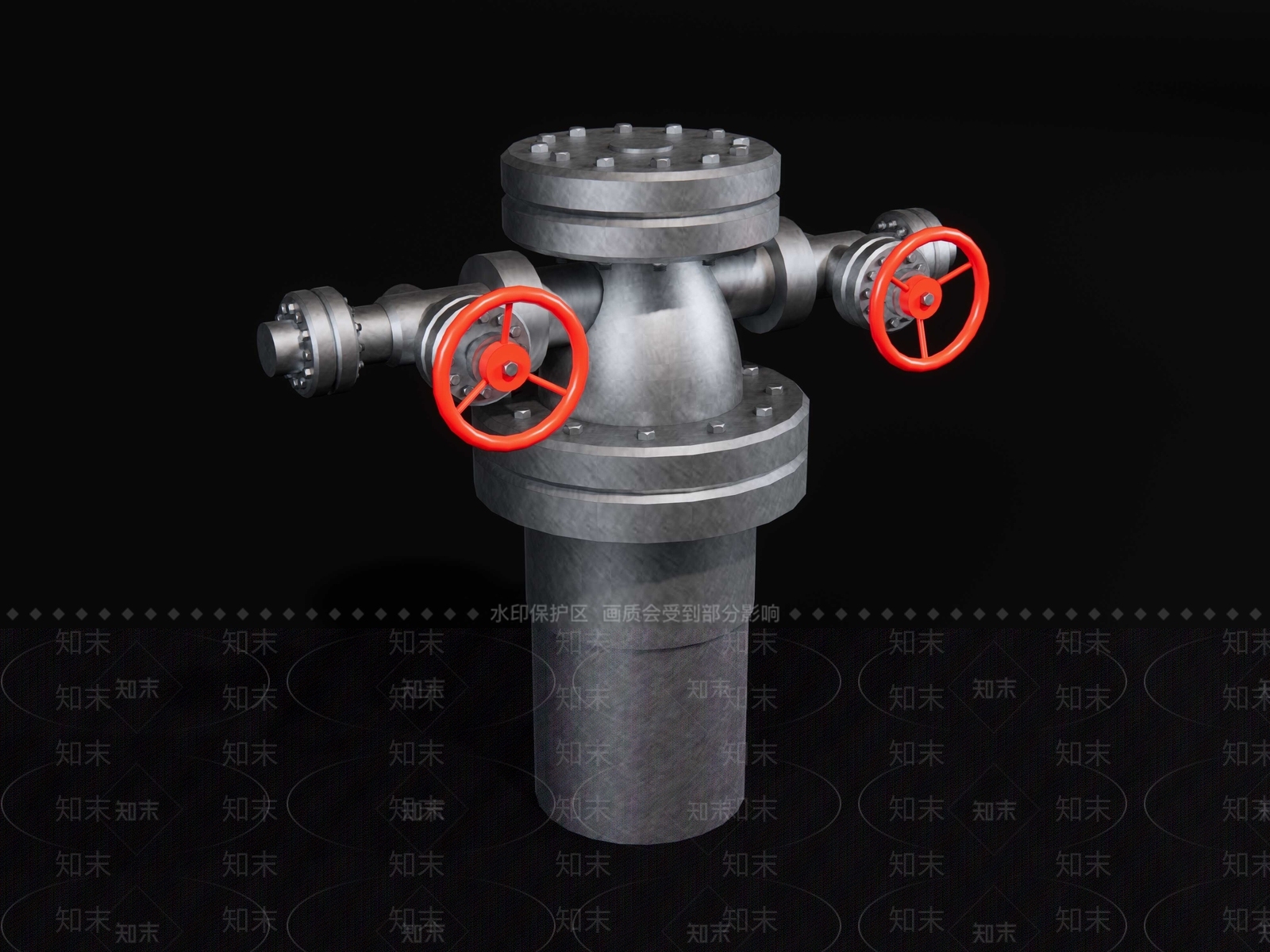 现代阀门SU模型下载【ID:1154682698】