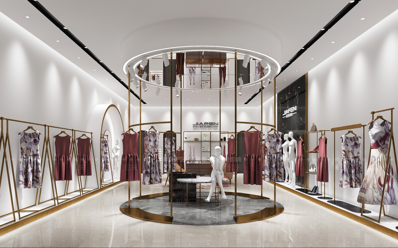 现代女装店3D模型下载【ID:1154684311】
