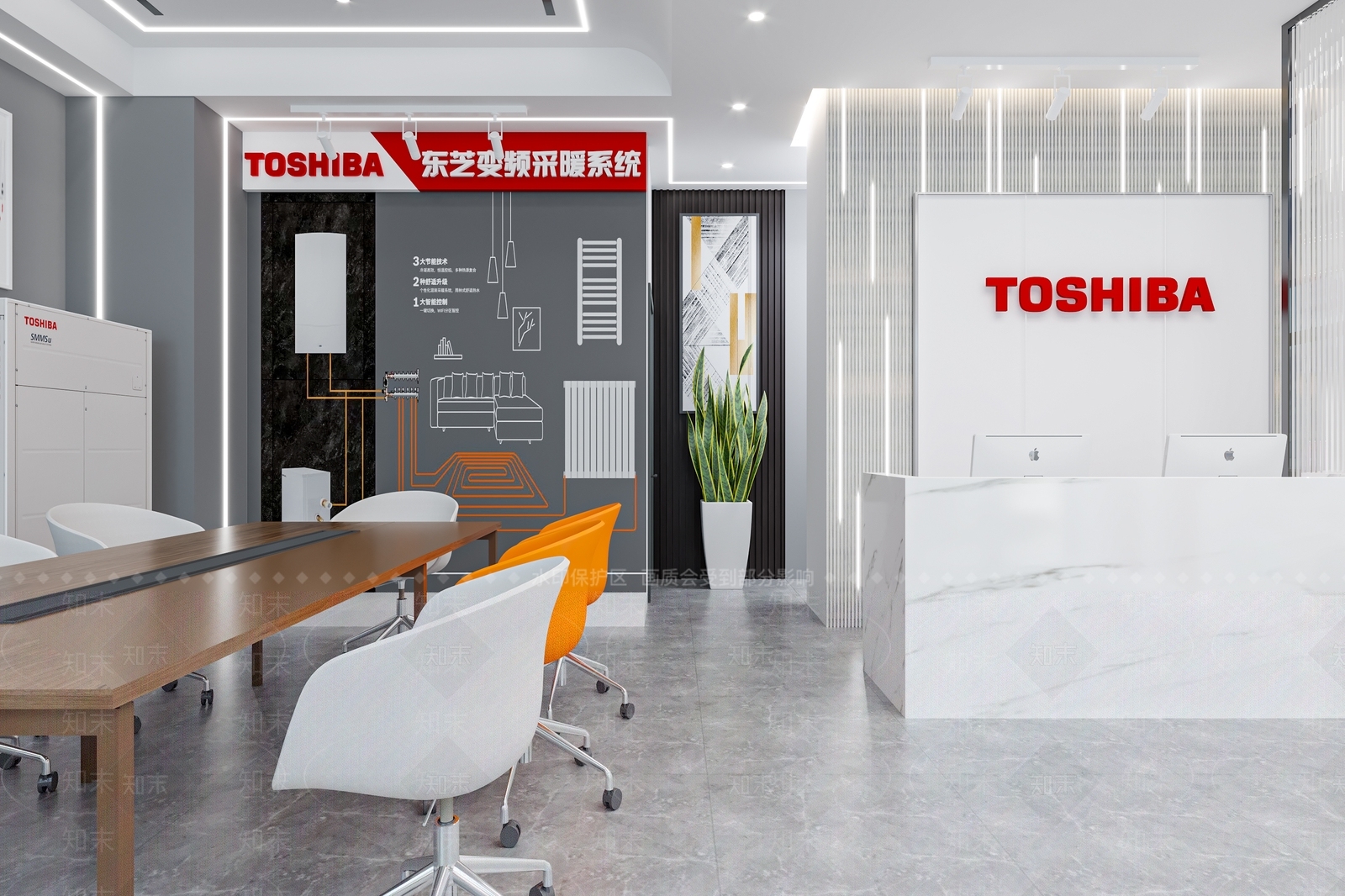 现代空调店面3D模型下载【ID:1154693806】