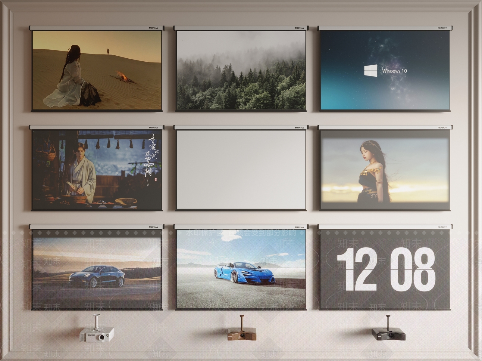 投影仪3D模型下载【ID:1154692778】