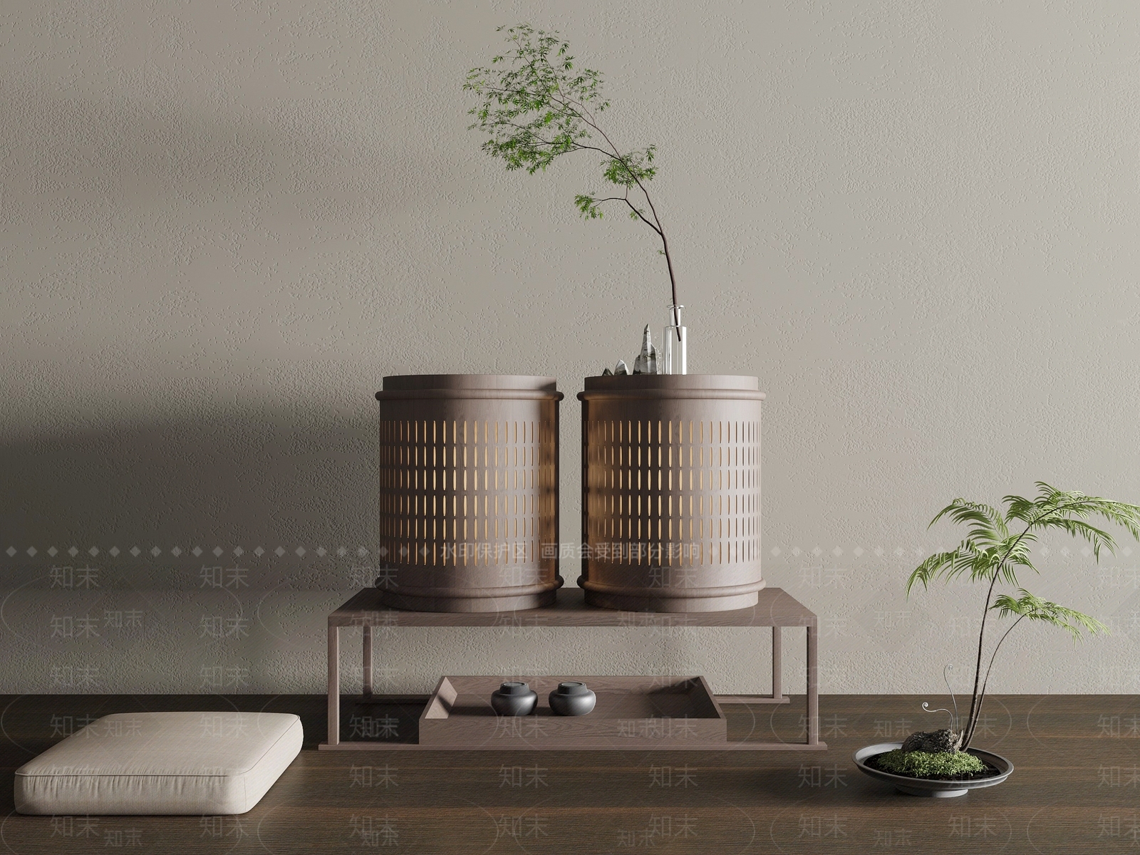 现代茶具3D模型下载【ID:1154696679】