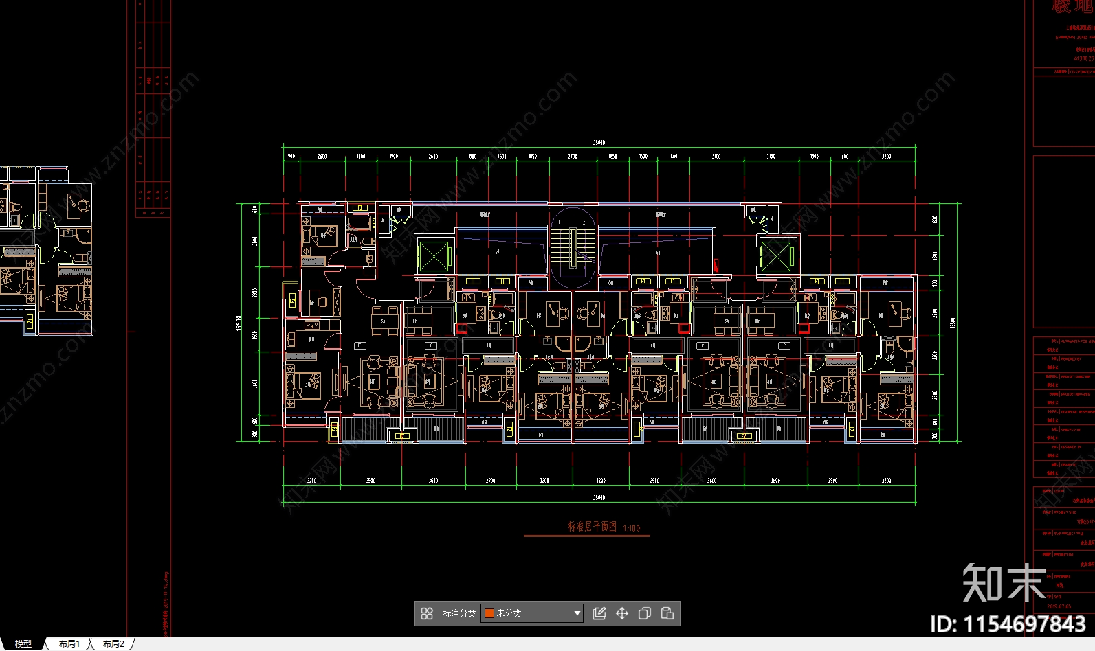 2021cad施工图下载【ID:1154697843】