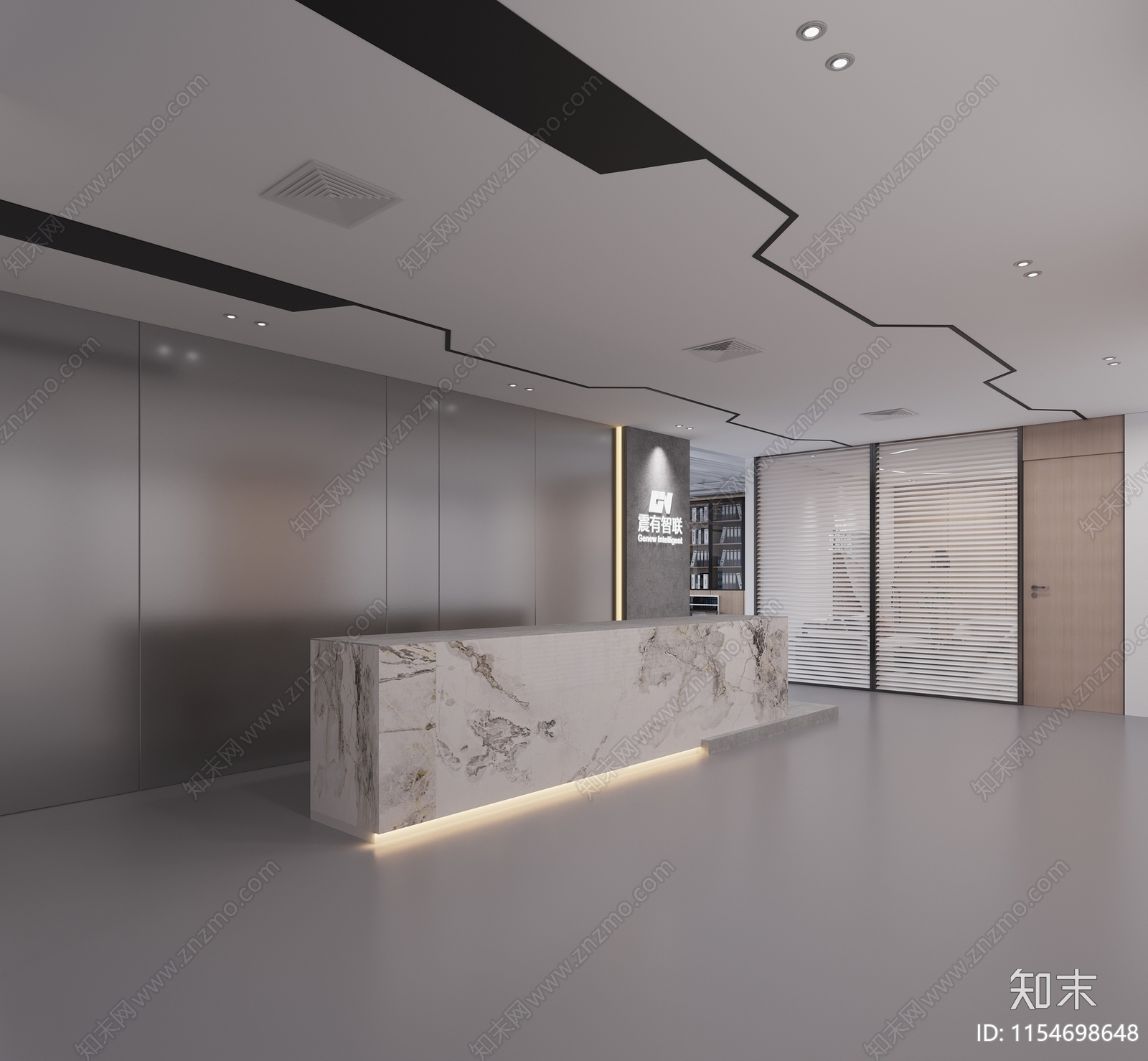 现代前台3D模型下载【ID:1154698648】