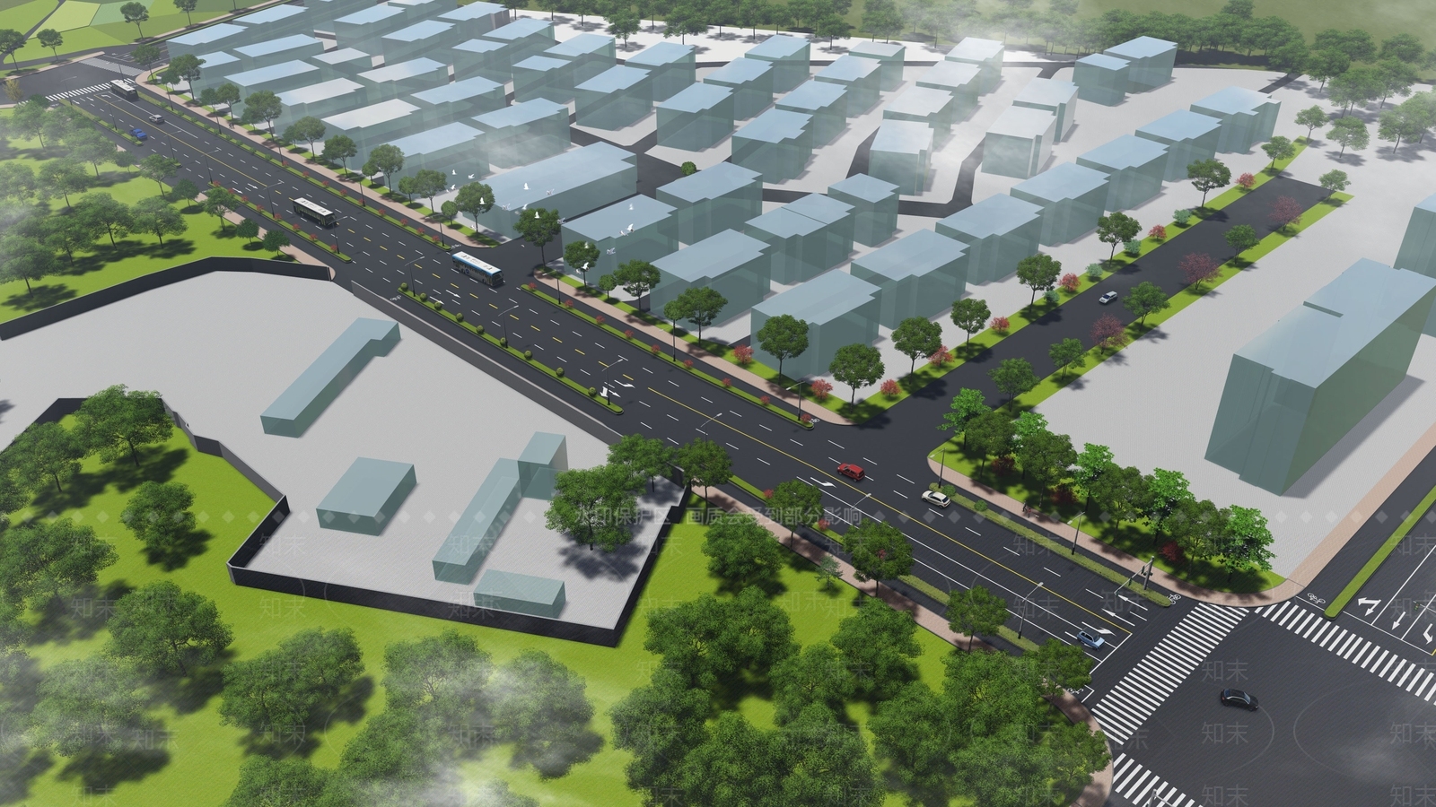 现代道路SU模型下载【ID:1154700234】