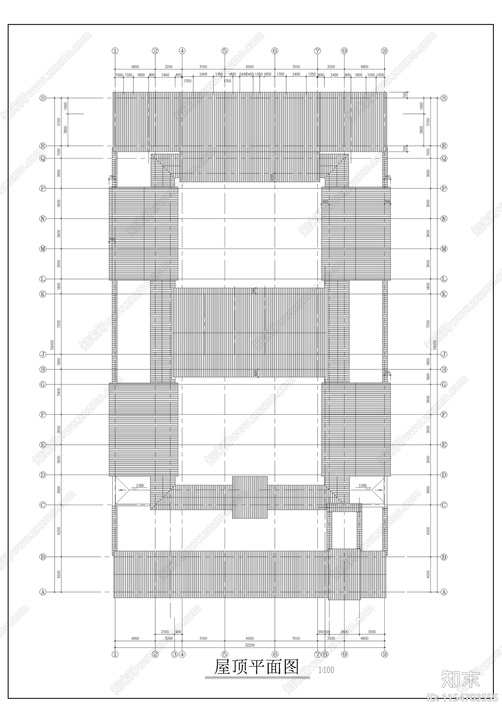 四合院建施图cad施工图下载【ID:1154703555】