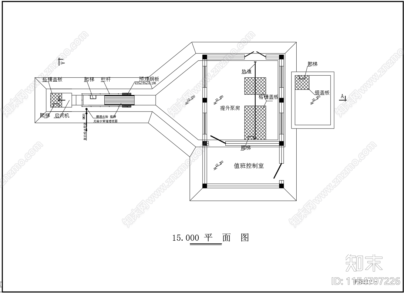 某污水提升泵站设计图施工图下载【ID:1154707226】