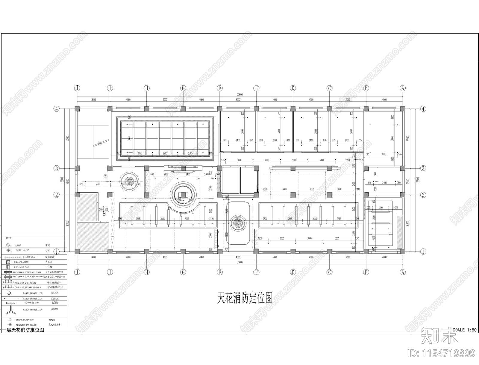 便民服务中心大厅办公室CADcad施工图下载【ID:1154719399】