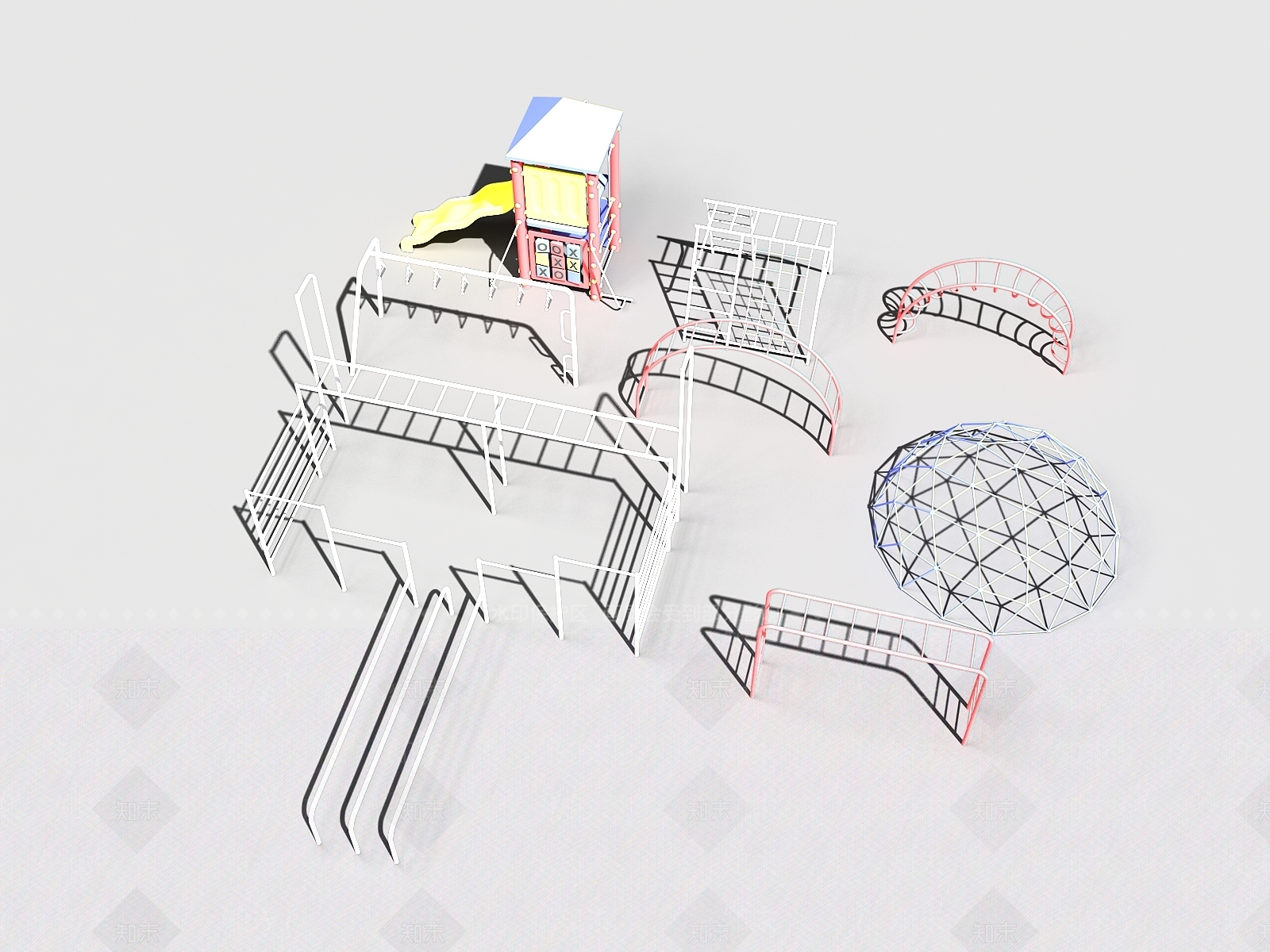 游乐设施3D模型下载【ID:1154720676】