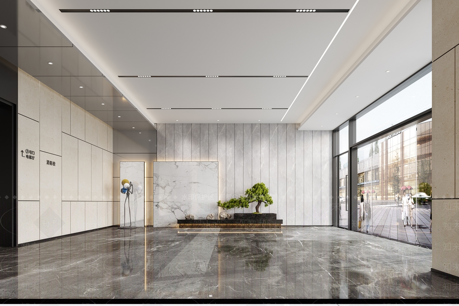 现代接待室3D模型下载【ID:1214329743】