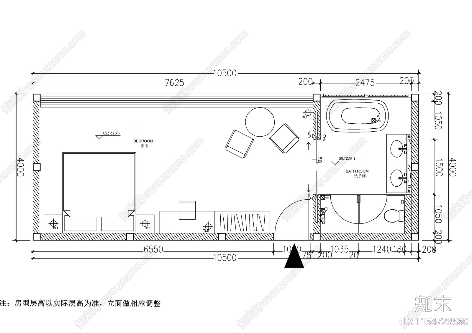 世博园山体民宿体验馆图纸cad施工图下载【ID:1154723860】