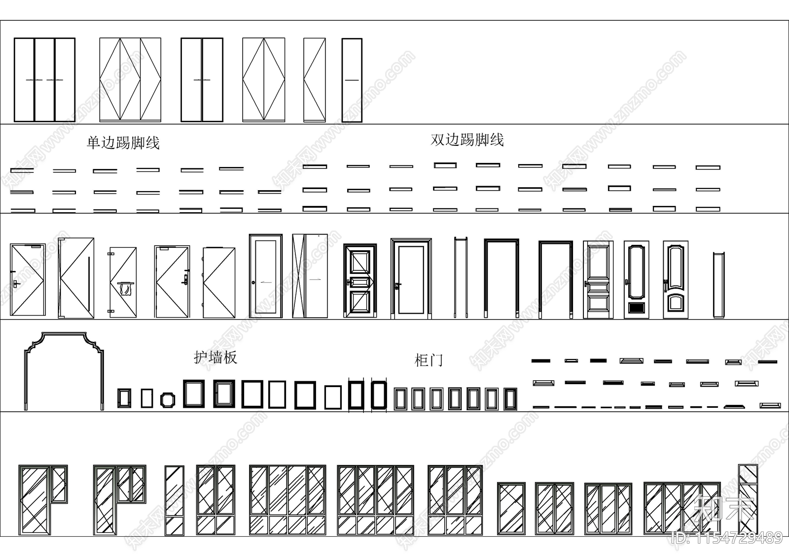 室内设计家装工装专用动态图库大全施工图下载【ID:1154729489】