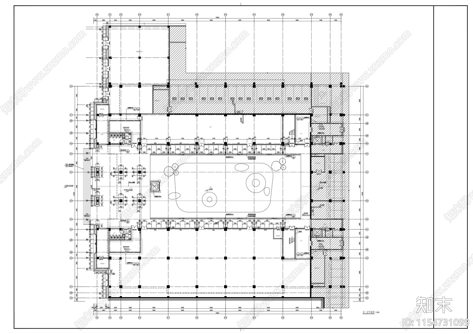 大学产业技术研究院幕墙图纸cad施工图下载【ID:1154731099】