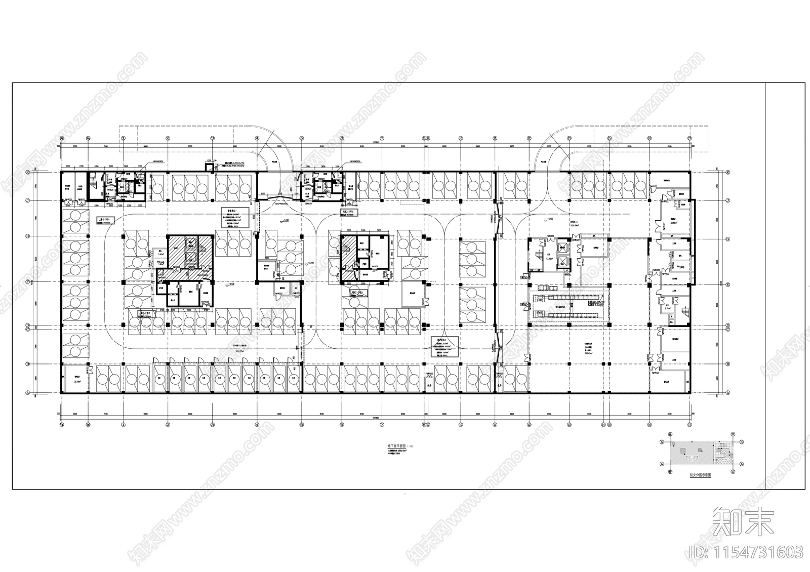 高层高等院校教学楼建cad施工图下载【ID:1154731603】