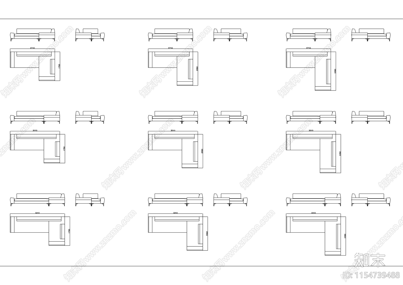 国内外综合家居图库大全cad施工图下载【ID:1154739488】